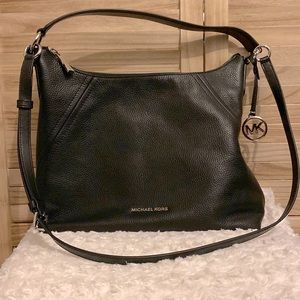 Sienna Large Pebbled Leather Shoulder Bag
